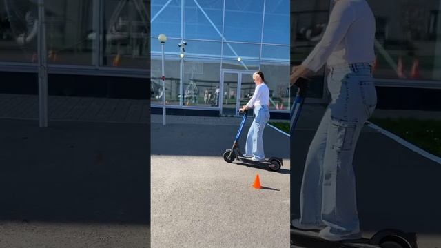 Когда в первый раз встала на электросамокат смотреть онлайн