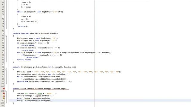 RSA Algorithm in java (Bob, Alice and Charlie) смотреть онлайн
