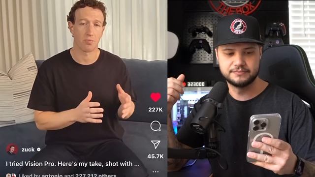 Reacting To Mark Zuckerberg's Comparison Of Apple Vision Pro Vs Meta Quest 3