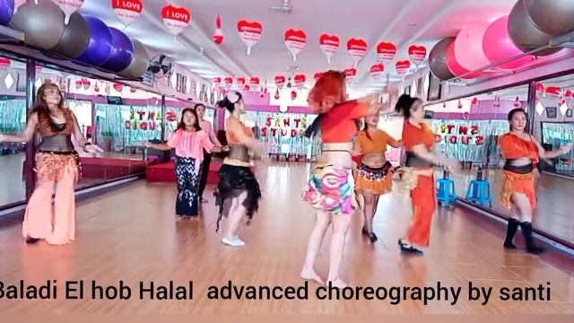 Baladi El Hob Halal - Bellydance Choreography By Santi Studio