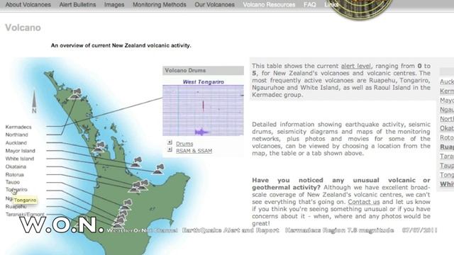 LARGE EARTH QUAKE Kermadecs 7.8 magnitude ..07/07/2011 смотреть онлайн