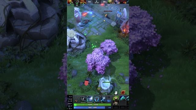 Эпичная реакция от Templar Assassin #Dota2 #shorts