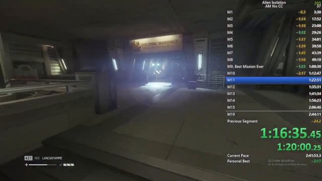Alien isolation speedrun: Am No CC Novice смотреть онлайн