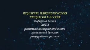 ЛЕГКИЕ* ХОБЛ*ЭМФИЗЕМА*БРОНХИТ*ПОЛНАЯ РЕСТАВРАЦИЯ*Звуковая Матрица Райфа, Шмидта
