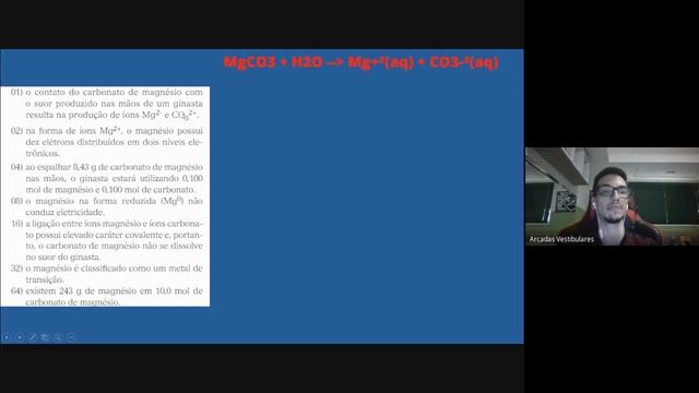 Aula 19 - Química I - Exercícios De Estequiometria