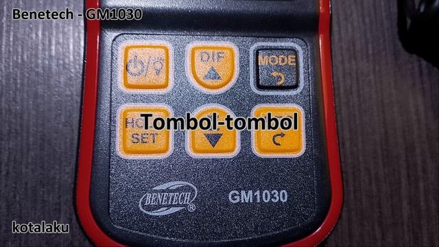 Digital Lux Light Meter Pengukur Intensitas Cahaya Benetech GM1030 AJ327