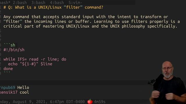 Unix Filters - Unix фильтры