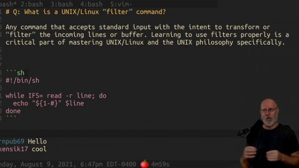 Unix filters - Unix фильтры
