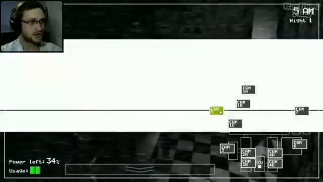 Куплинов играет в FNaF1