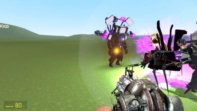 NEW SIZE TV MAN TITAN! SKIBIDI TOILET In Garrys Mod!