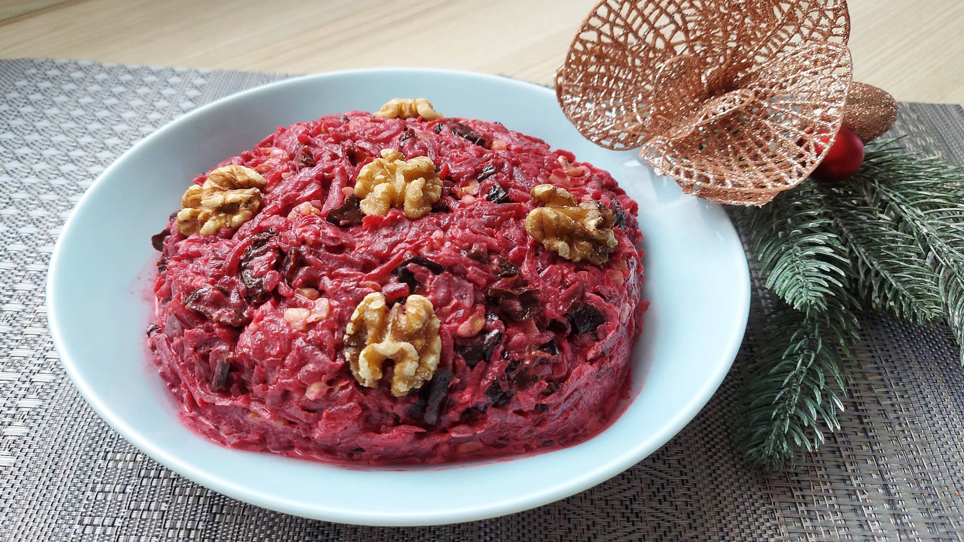 Салат из свеклы с черносливом и орехами за 5 минут! Простой салат быстро и вкусно! смотреть онлайн