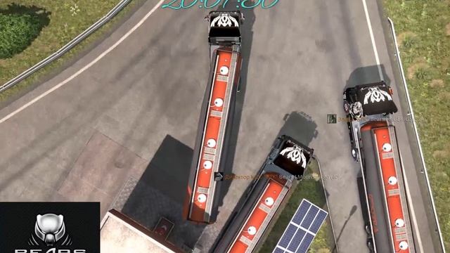 Открытый конвой "ВТК" Bears, по дорогам Euro Truck Simulator 2!!! (22.11.18) смотреть онлайн