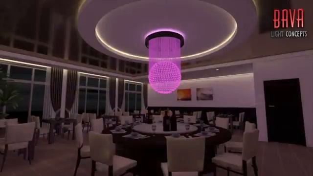 BAVA Light Concepts   Design Kroonluchter met RGB LED