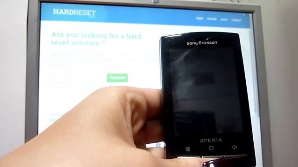 Hard Reset SONY ERICSSON XPERIA Mini X10i