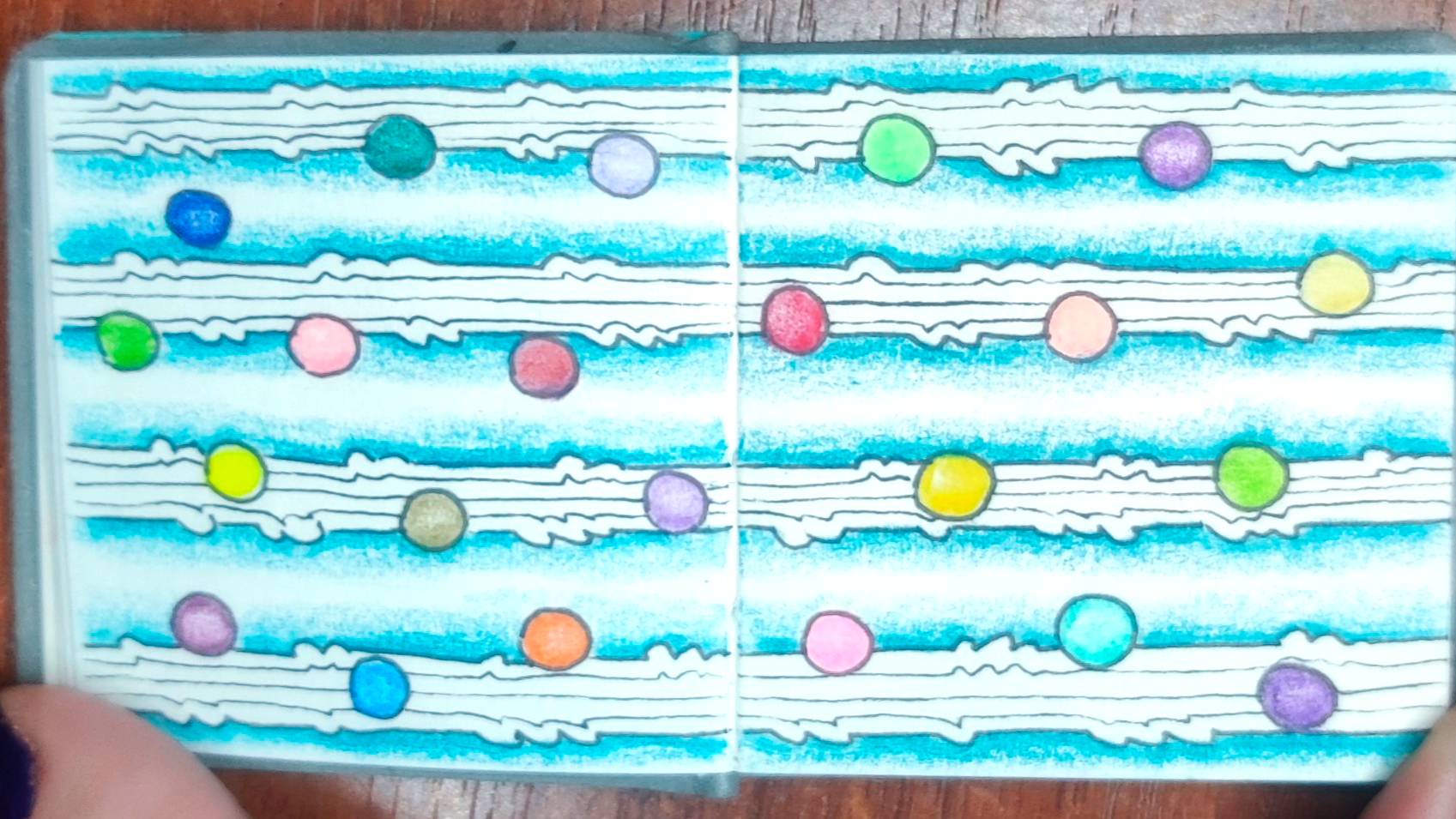 ЗенАрт в мини блокноте Новогодние сосульки смотреть онлайн