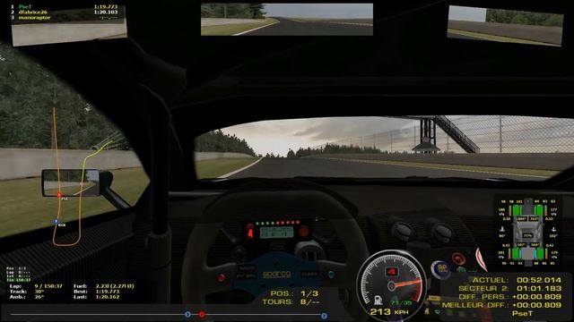 rFactor Lambo Enduracer sur Road Atlanta - Project-France смотреть онлайн