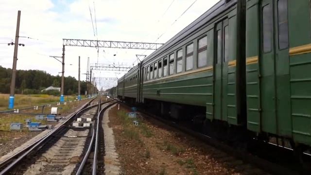 Электропоезд ЭР2Т-7188 станция Бекасово-1 смотреть онлайн