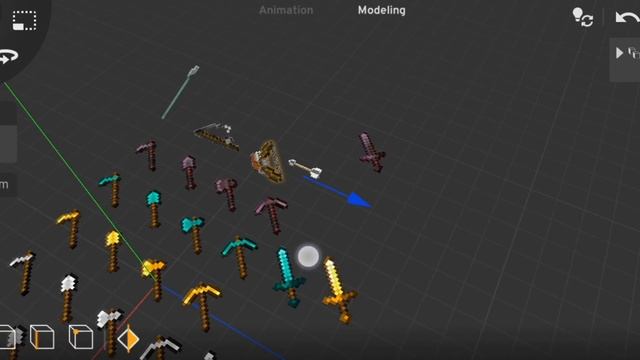 RIG AXE,PICKAXE,SWORD,SHOVEL MINECRAFT FOR PRISMA 3D FREE DOWNLOAD!! смотреть онлайн