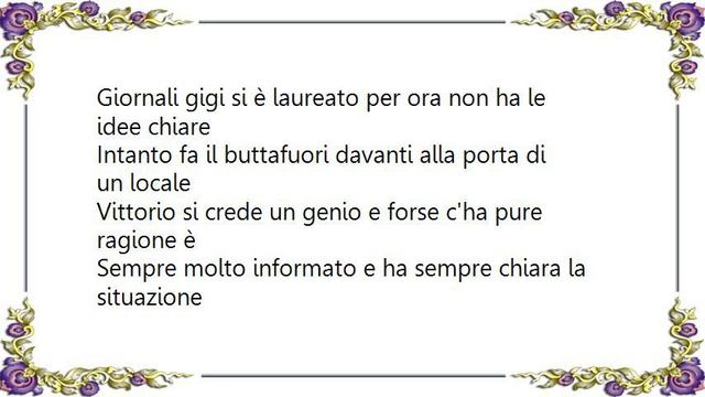 Jovanotti - Viene Sera Lyrics смотреть онлайн