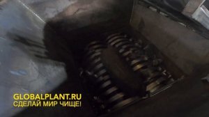 Шредер (измельчитель отходов) для переработки шин, резины, ТБО, картона, древесины и стекла.
