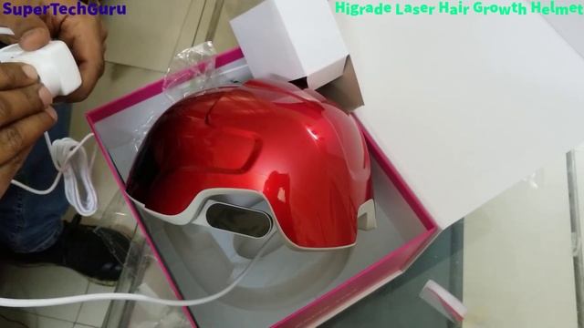Laser Hair Growth Helmet Review Unboxing For Men Women Hair Fall and Permanent Hair Loss Solution смотреть онлайн