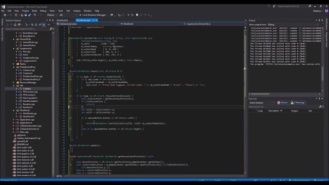 Coding Wireworld Cellular Automaton In C++/SFML