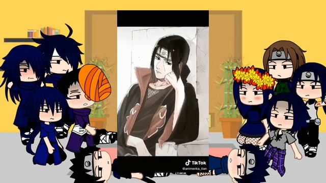 Реакция клана Учих на шипы с Наруто (МадаНару, ТобиНару, ИтаНару, СасуНару)