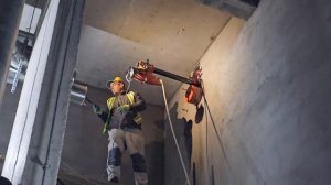 Алмазное бурение железобетона Ф274