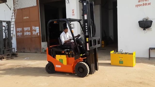 Satya Forklift make Electric Forklift 1.5 ton 6 meter triplex mast , cont . 8882988868 смотреть онлайн