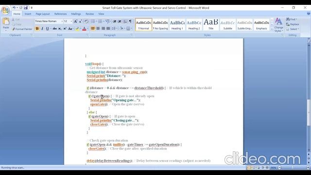 Smart Toll Gate System with Ultrasonic Sensor and Servo Control смотреть онлайн