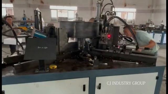 automatic axial fan casing flanging machine смотреть онлайн