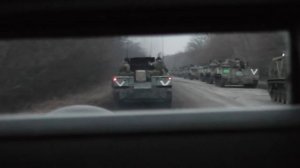 Марш подразделений ВДВ в Киевской области