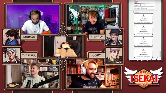 ISEKAI D&D #15 | "Rule Sharks" | Tekking101, Daniel Greene, Shwabadi & Briggs смотреть онлайн