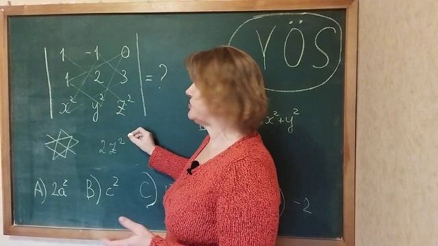 Турецкий ЙОС. 🇹🇷 Детерминант матрицы. смотреть онлайн