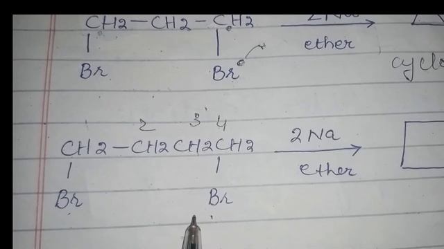 Lecture no.3|preparation of cycloalkanes|Action of metallic sodium on dihaloalkane смотреть онлайн