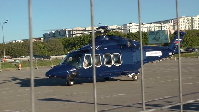 Leonardo AW139 запуск-взлёт смотреть онлайн