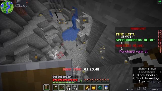 Minecraft Manhunt VS Two Hunters