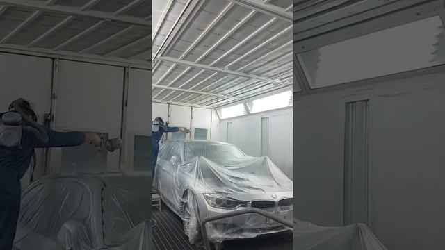 Lak-Luis malowanie dachu na srebrno BMW 3 смотреть онлайн