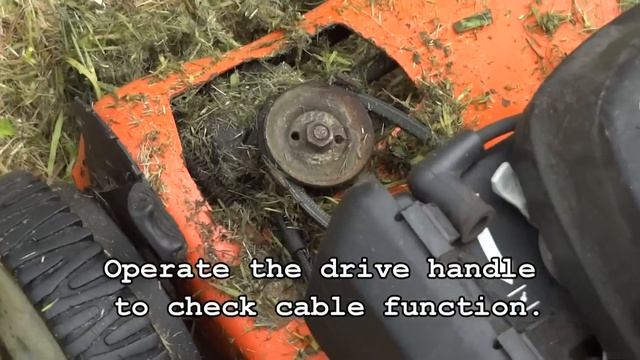 Fixing The Front Wheel Drive On A Husqvarna R 53SV Self Propelled Lawn Mower