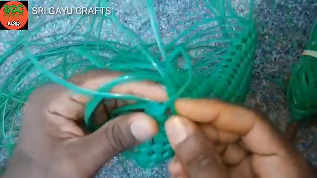 அறுங்கோண கூடை போடுவது எப்படி. How to make Hexagon basket for begginers.one roll basket смотреть онлайн