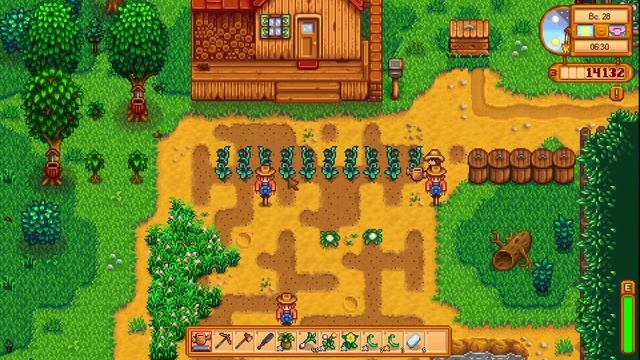 Строю колхоз и чилю на лесной ферме в Stardew Valley Год 1 Весна Дни 27-28 "Немного не успеваем" смотреть онлайн