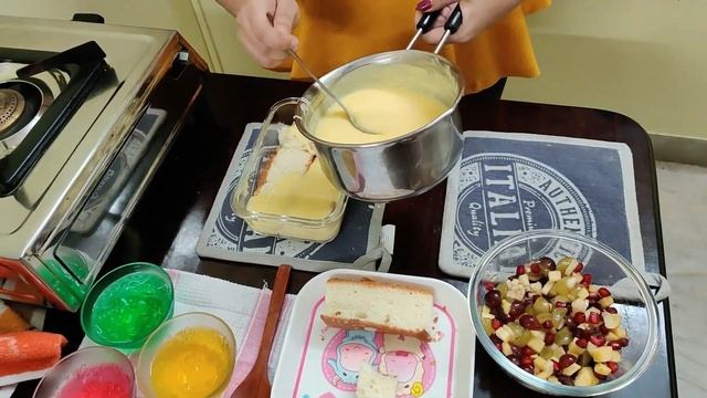 FRUIT CUSTARD TRIFLE PUDDING смотреть онлайн