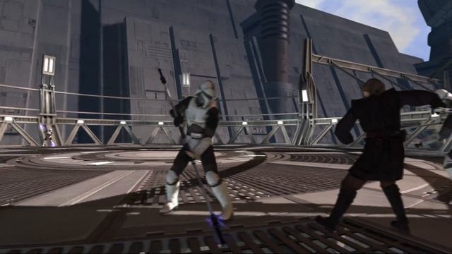Anakin Skywalker vs Imperial Troopers - STAR WARS FORCE UNLEASHED 2 NPC Wars смотреть онлайн