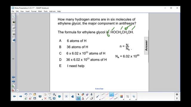 Chem MoleCalculations Avogadro'sNumber Q21 смотреть онлайн