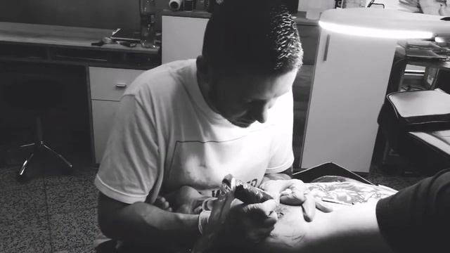scorpion archer morph tattoo on forearm time lapse смотреть онлайн