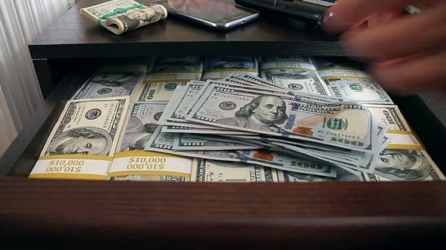 Counting 100 Dollar Bills - Stacks Of Money Counting!