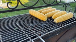 Жареная КУКУРУЗА на Мангале. Кукуруза на гриле.