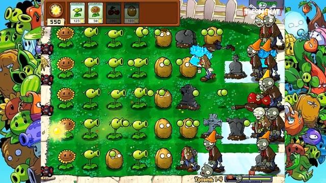 НОВЫЙ МОД ХАРДКОР в РАСТЕНИЯХ ПРОТИВ ЗОМБИ! ◉ Plants vs. Zombies Blood on Plants 2.0 смотреть онлайн
