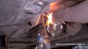 Замена гофры на Opel Zafira - Мир Глушителей