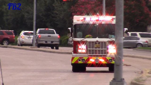 Dallas Fire Rescue Engine 28 responding смотреть онлайн